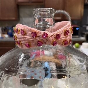 Color Story Pink and Gold Heart Headband